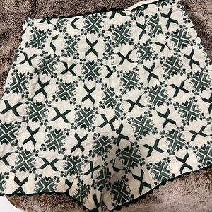 Zara embroidered shorts